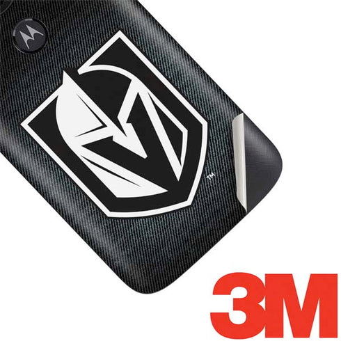 NHL Vegas Golden Knights Black Background Moto E5 Play Skin